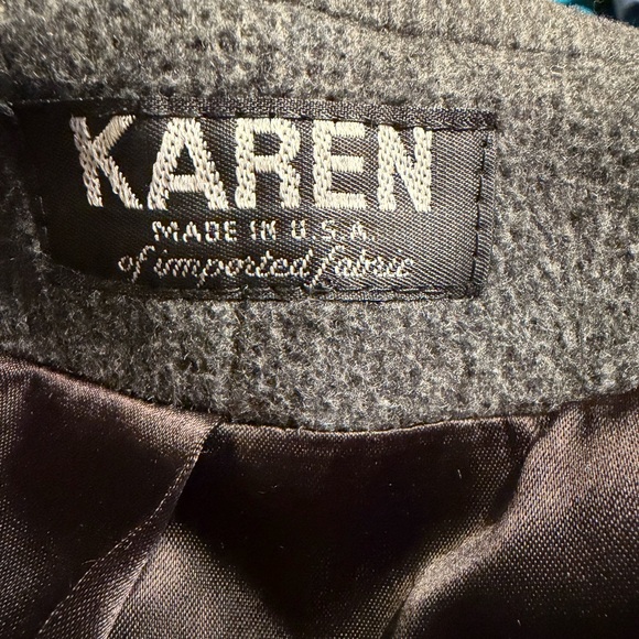 Vintage Karen Gray Peacoat l PTP 23”-25” - Picture 4 of 9
